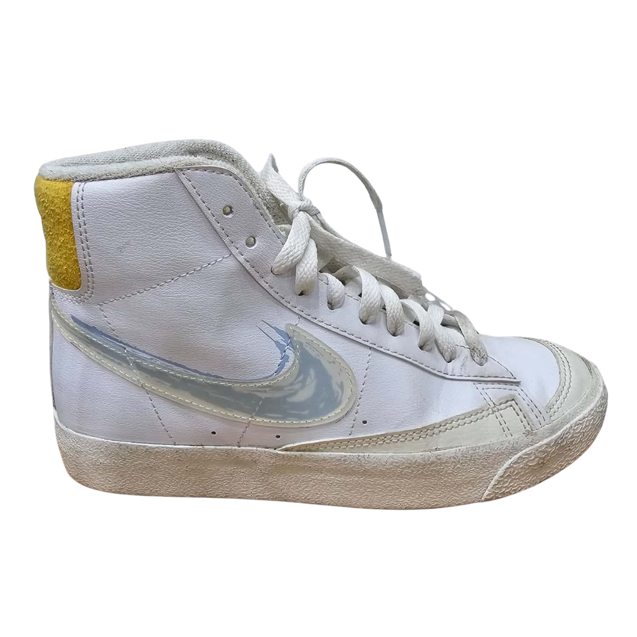 nike uptempo white university red