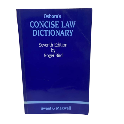 Osborn's Concise Law Dictionary Seventh Edition 