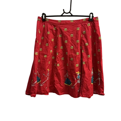 Dangerfield Womens  Size 16 A-Line Skirt Multicoloured / Red 