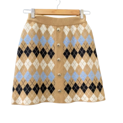 Maje Womens Size 36 Mini Skirt Camel