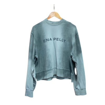 ENA PELLY Womens  Size 12 Sweatshirt Teal 
