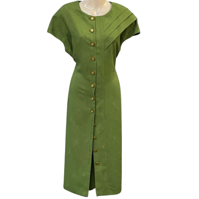 F&I Collection Womens Size 14 Bodycon/Midi/Short Sleeve Dress Green