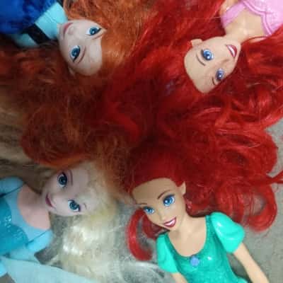4 x Assorted Princesses - The Little Mermaid / Frozen