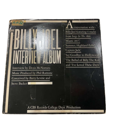 Billy Joel Interview Album Vinyl 