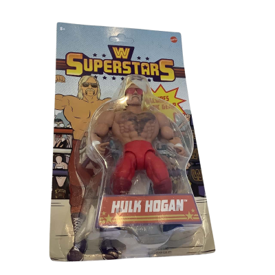 2023 WWE Mattel Superstars Series 8 Hulk Hogan Figurine `24 Inch Biceps’  - Red