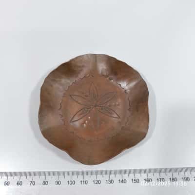 Weeda Tasmania Copper Art Dish Trinket Vintage 
