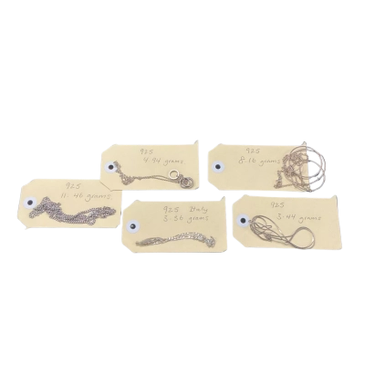  Sterling silver 925 bundle 31.36 grams total weight - Bracelet / Necklace Silver 