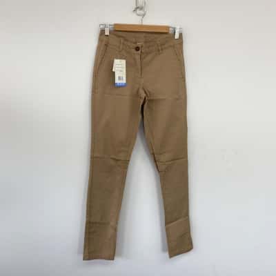 Biz Collection Dark Stone Chino Pants Size 6 