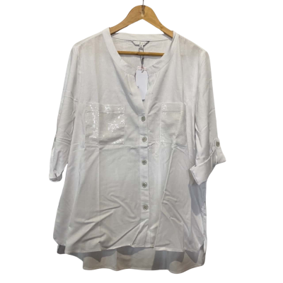 W. Lane Size 18 White Shirt 