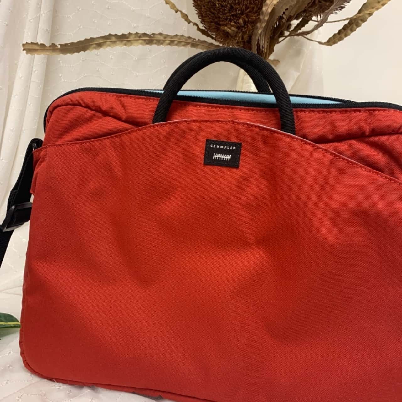 Crumpler ‘The Reginald Transfer’ Orange Satchel Laptop Bag (s)