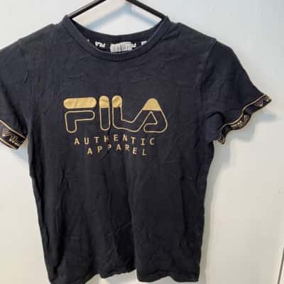 Fila Kids  Size 10 Tops & T-shirts Black  / Gold 
