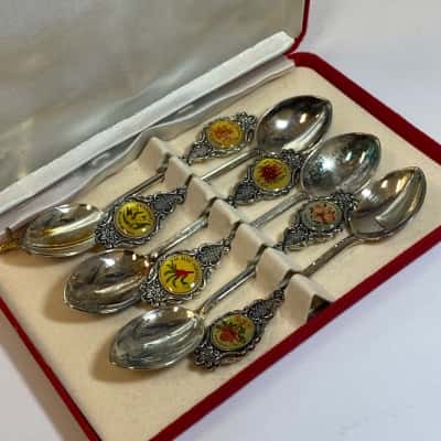 Australian States and Territories souvenir spoons 