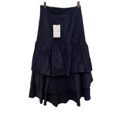 Witchery Womens size 6 navy blue tiered maxi skirt