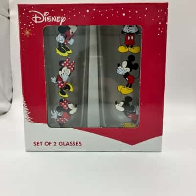 Disney Mickey Mouse Glasses Set Of 2