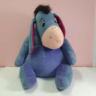 Giant Vintage Eeyore Winnie The Pooh Sitting Plush 60cm