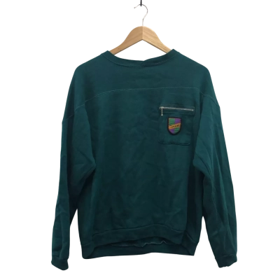 Dunlop Vintage Size L Jumper Green 