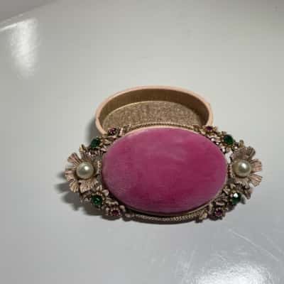 Florenza - Vintage Jewelled, Pin Cushion & Trinket Box