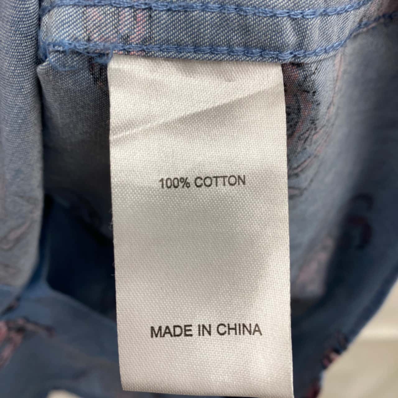 Jay Jays Mens Crabs Size XS Short Sleeve Blue / Pattern