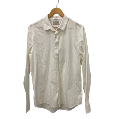 Calvin Klein Jeans Mens  Size L Long Sleeve Shirt Bright White 