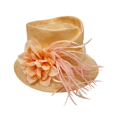 Morgan & Taylor Peach Occasion Hat