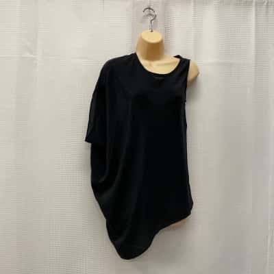 Sportsgirl Womens  Size 6 Silk Blouse Black  