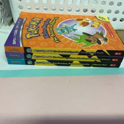Pokémon books set of three 