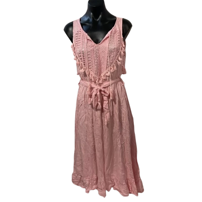 Minx & Moss Womens  Size 12 Casual Dress Pink  