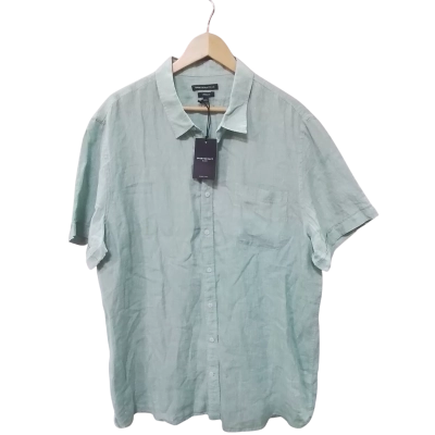 Sportscraft Mens  Size XXXL Linen Shirt Mint 