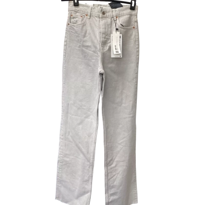 Zara  Size US 4 / UK 8 High-Waisted / Wide Leg Jeans Grey 