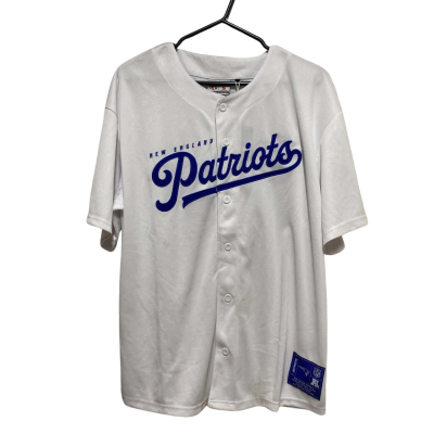 Mens NFL New England Patriots Jersey  Size S  White 