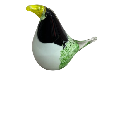 Glass Bird Figurine H: 10cm x L: 10cm x W: 5cm