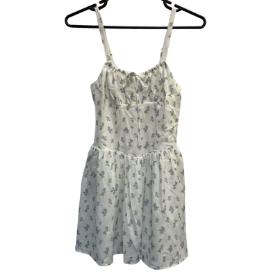 Ally Fashion Size 6/XXS White Floral Sundress 