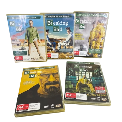 Breaking Bad Seasons 1 - 5 DVD x 5 Bundle
