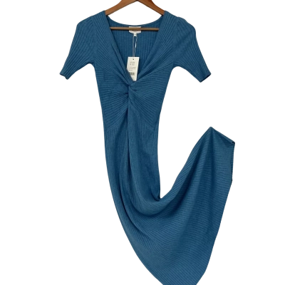 Brand New Seed Heritage Womens Soft Cobalt Marle Dress Size XXS Blue | RRP $199.95