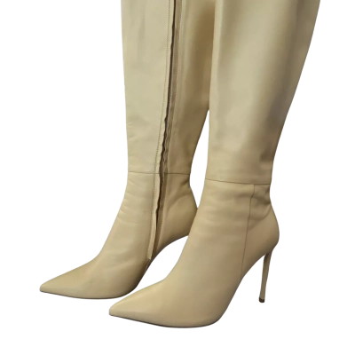 Tony Bianco Cream  High Boots   Size 8.5 