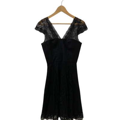 Alannah Hill Womens  Size 8 Cocktail Dress Black  