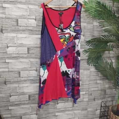 threads australia  Womens  Size XL Casual Dress Multicoloured 