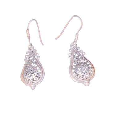 SALE 925 Silver Dangle Earrings