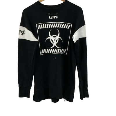 The Anti-Order black cotton jumper, size S