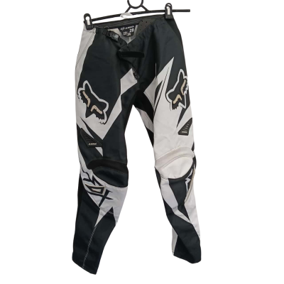 FOX Unisex/Kids Motocross Pants Size 12/14 Black & White #FoxRacing #KidsMotocross #RidingGear