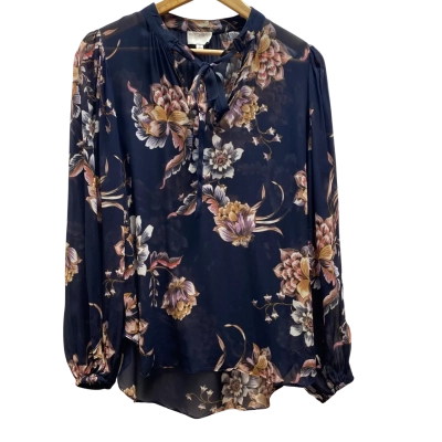 Witchery Womens Black Floral Shirt Size 10