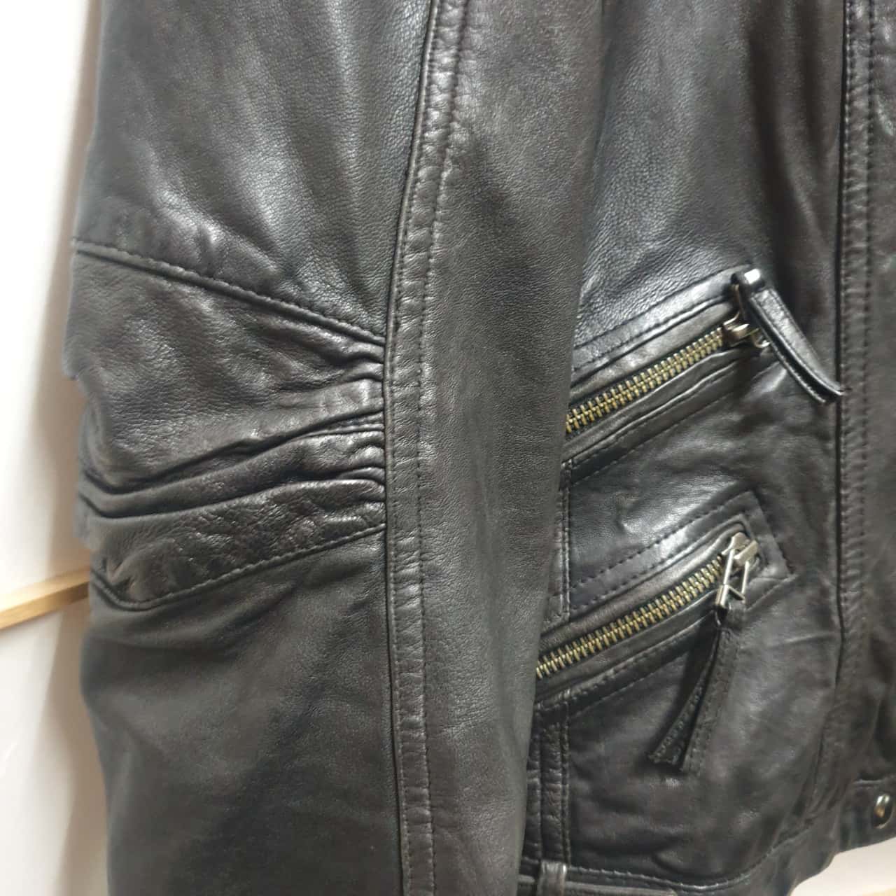 SPORTSGIRL Size 14 Fully Lined 100 Leather Biker Jacket(s)