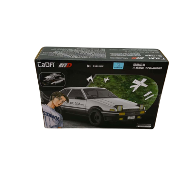 CaDa Initial D Toyota Trueno AE86 Model Building Block Kit 