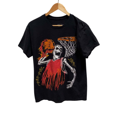  Goat Crew Mens Size M Black Print Tee