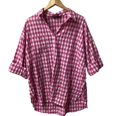 Decjuba Womens  Size M 3/4 Sleeve Shirt M- L. D