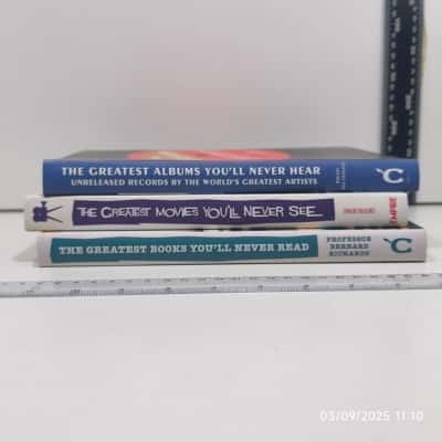3x Greatest You'll Never Books Pre Owned 