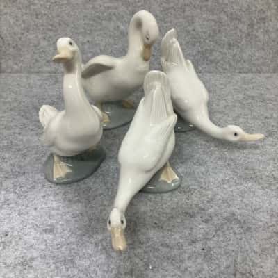 Nao, collection of four handmade ducks, made in Spain