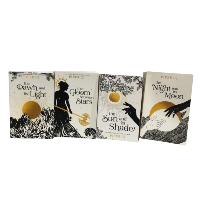 4 Book Series By Piper CJ- The night and its moon, the sun and its shade, the gloom between stars, the dawn and its light 