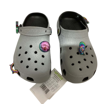 Crocs Unisex Clogs Size  W6 / M4 Grey 