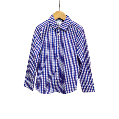 Jacadi Kids  Size 6 Top  Blue / Checked / Purple RRP $134.95